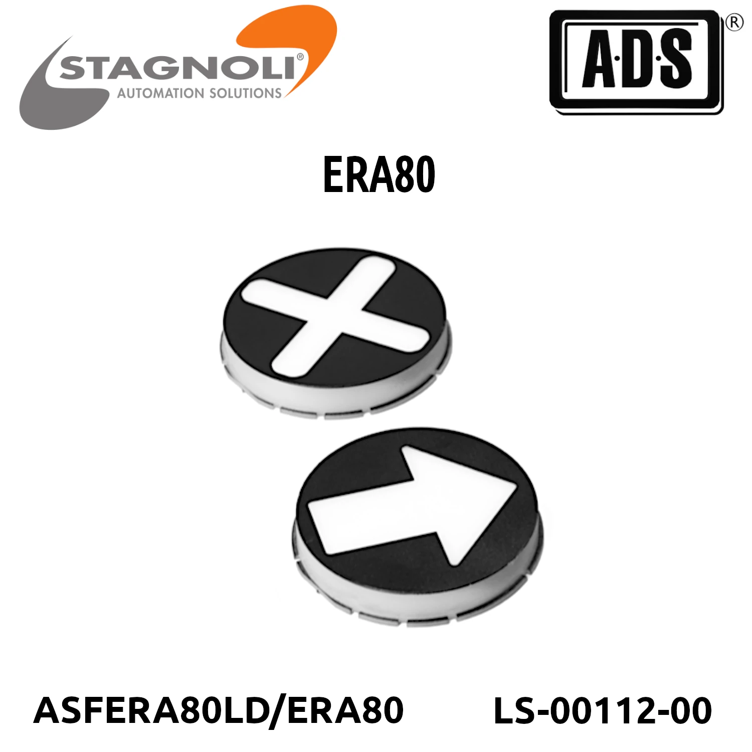 LENTES PARA SEMAFORO ERA80 FLECHA - X MARCA STAGNOLI MOD.ERA80